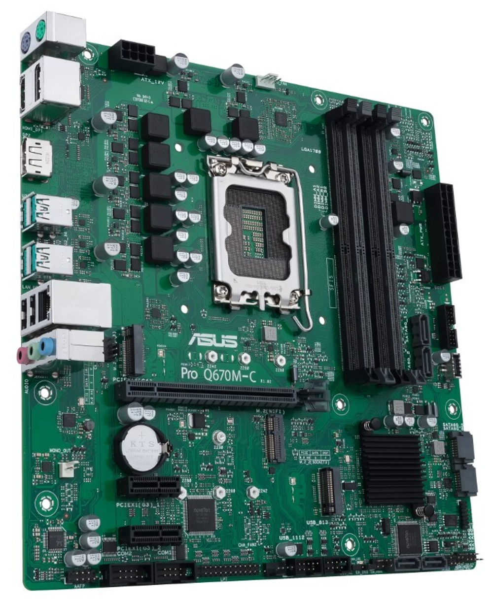 Материнская плата mATX ASUS Pro Q670M-C-CSM