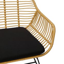 Кушетка Vetle Bent, 125х68х81 см, ротанг