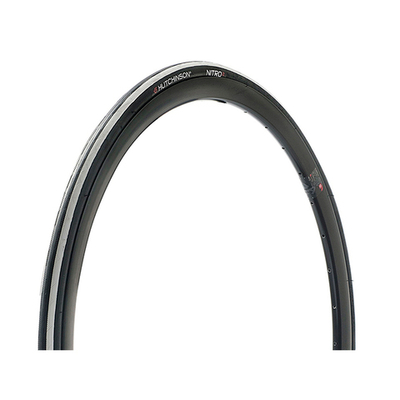 Покрышка 700x25C, жесткий корд, черно-белая, рифлёный слик, 380г.PV701995NITRO 2 TR Black/White TT P