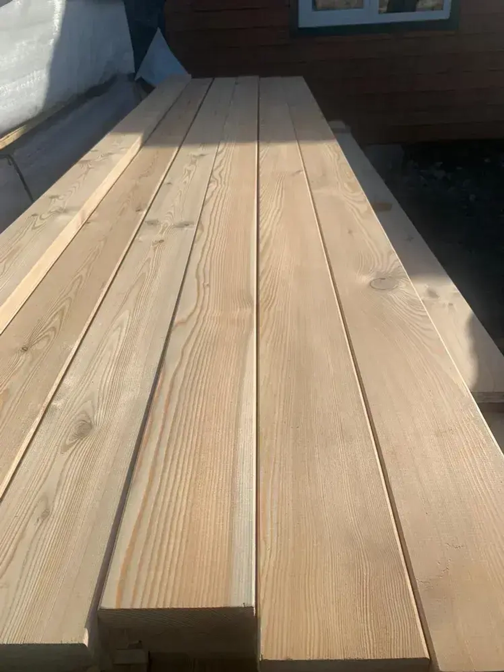 Палубная доска Лиственница 28х140х2000, сорт АВ / 2 штуки