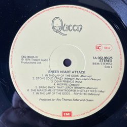 Винтажная виниловая пластинка LP Queen Sheer Heart Attack (Германия 1980)