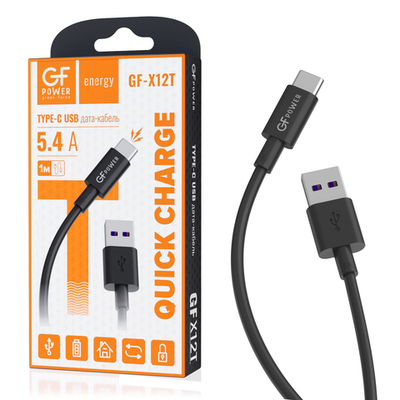 GFPower X12T USB (m)-Type-C (m) 1.0м 5.4A ПВХ