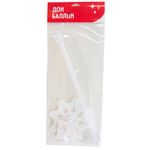 Стойка для шаров с фиксатором, 10,5 см, Прозрачный, 1 шт.