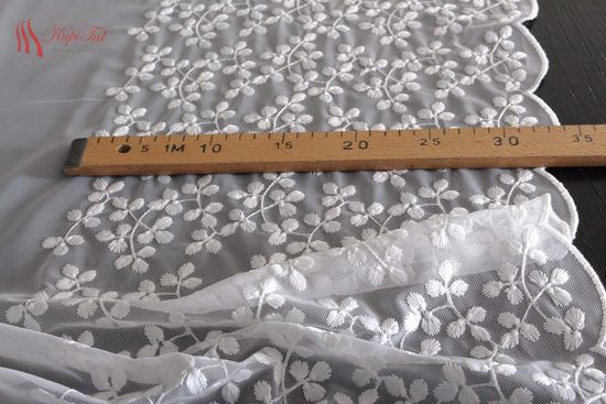 Тюль сетка Petite (тёплый белый)