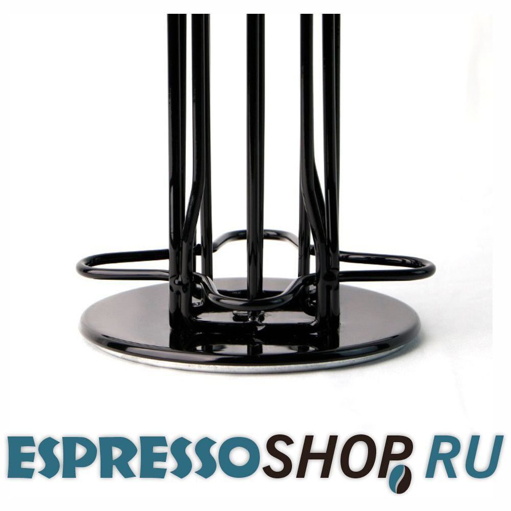 Подставка для хранения капсул, черная, 40 капсул