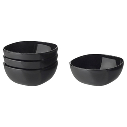 IKEA BACKIG  (ИКЕА БАСКИГ)  -  Миска, черная, 14 см