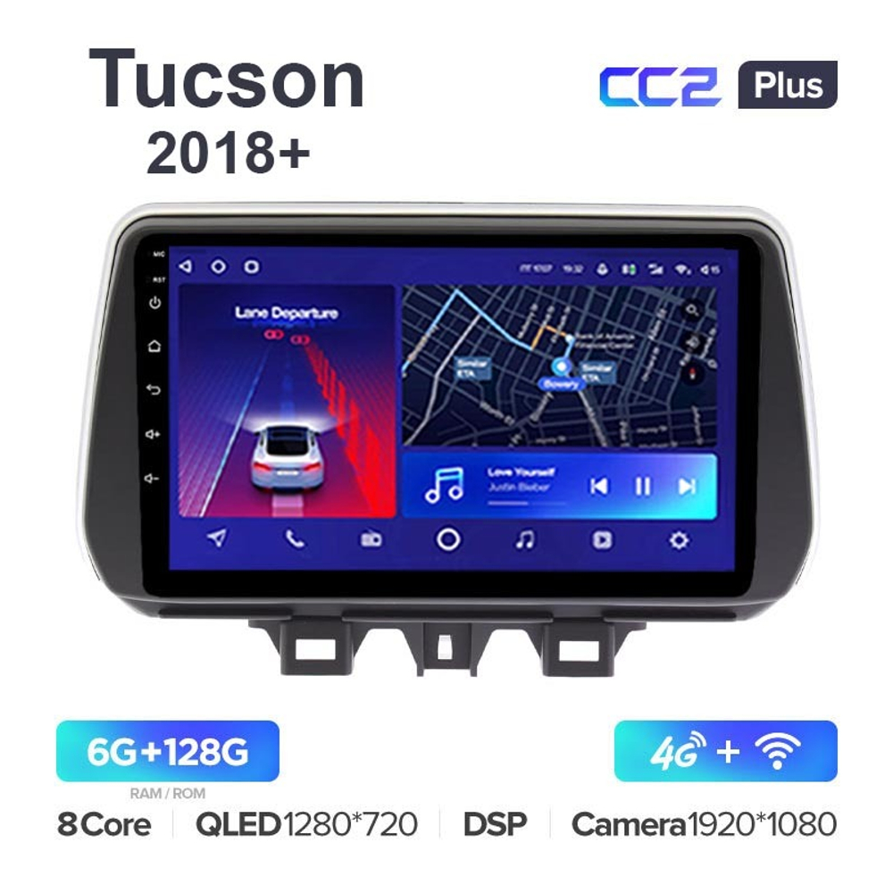 Teyes CC2 Plus 9"для Hyundai Tucson 2018+