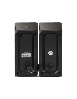 ExeGate Accord 240 (питание USB, 2х3Вт (6Вт RMS), 60-20000Гц, цвет черный, RGB подсветка, Color Box) [EX289688RUS]