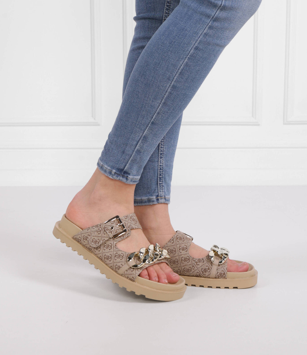 Шлепанцы FATEMA2 Guess - бежевый(FL6FT2 FAL03)