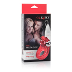 Красное кольцо с вибрацией Matador (Цвет: красный)