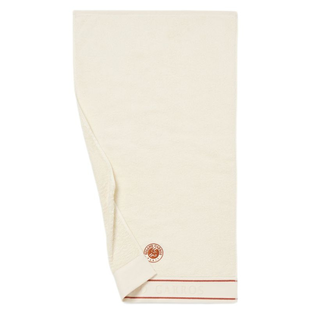 Теннисное полотенце Roland Garros Clay Eponge Brodee Serv1 - cream