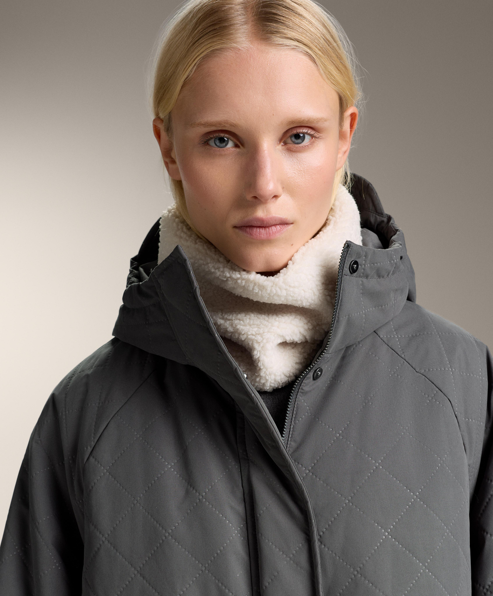 Oysho Снуд из искусственной овчины, экрю