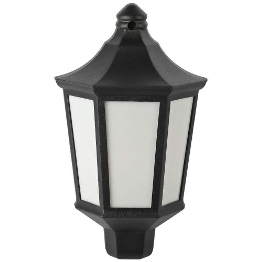 Садово-парковый светильник ЭРА НБУ 06-60-003 Ника 60Вт черный белое основание матовый | Садово-парковые светильники