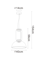 Подвесной светильник Divinare TRUMPET 1242/06 SP-18