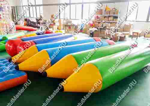 Надувная командная игра "Карандаши", 2,8*0,6*0,6 м