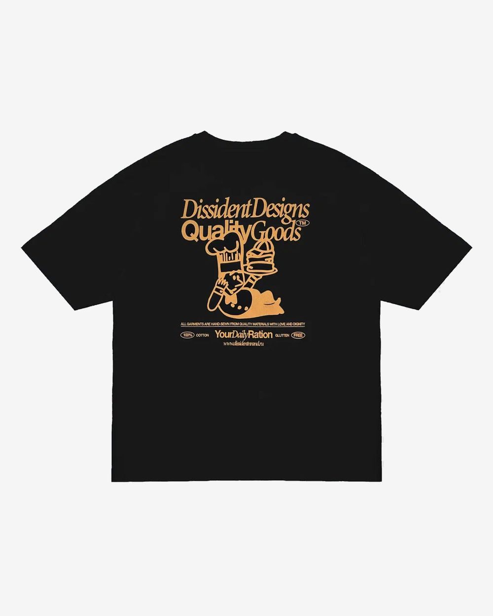 Футболка Dissident QG Chef черная