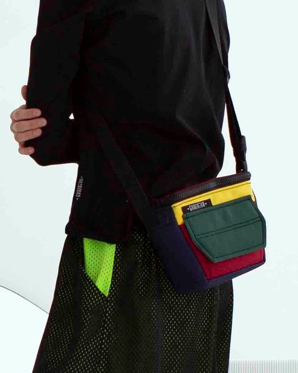 Сумка Foto через плечо Разноцветная - фото 5