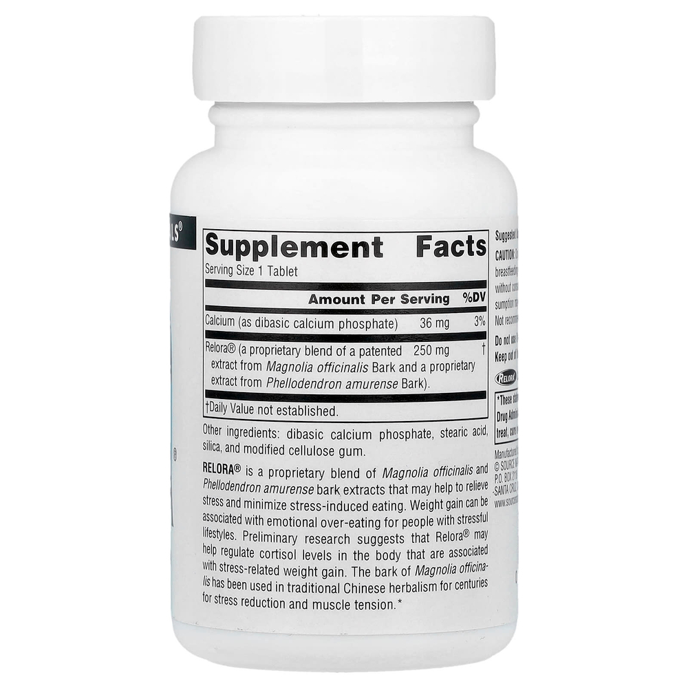 Source Naturals, Relora®, 90 таблеток