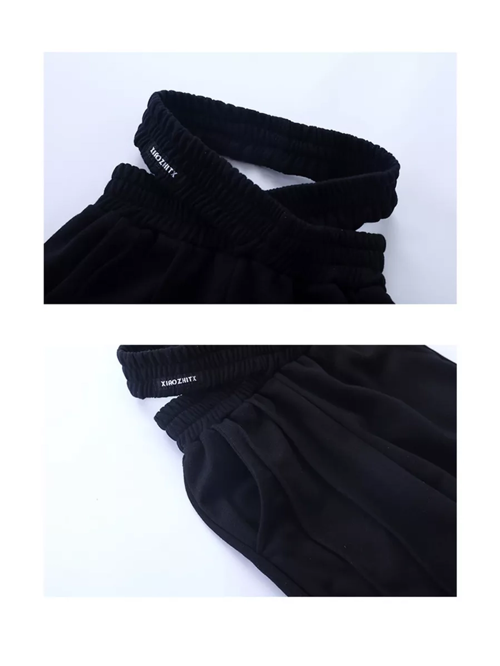 Брюки спортивные с двойной талией