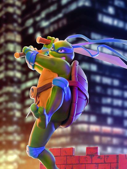 Фигурка ABYstyle TMNT Figurine Leonardo / Фигурка по мотивам франшизы "Черепашки-ниндзя", Леонардо