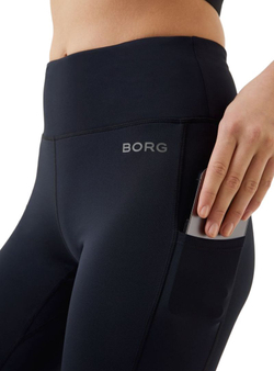 Женские леггинсы Bjorn Borg Running Winter Tights - черные красивые