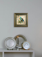 Картина на стену для интерьера на холсте в раме "Птицы" 29*29 см