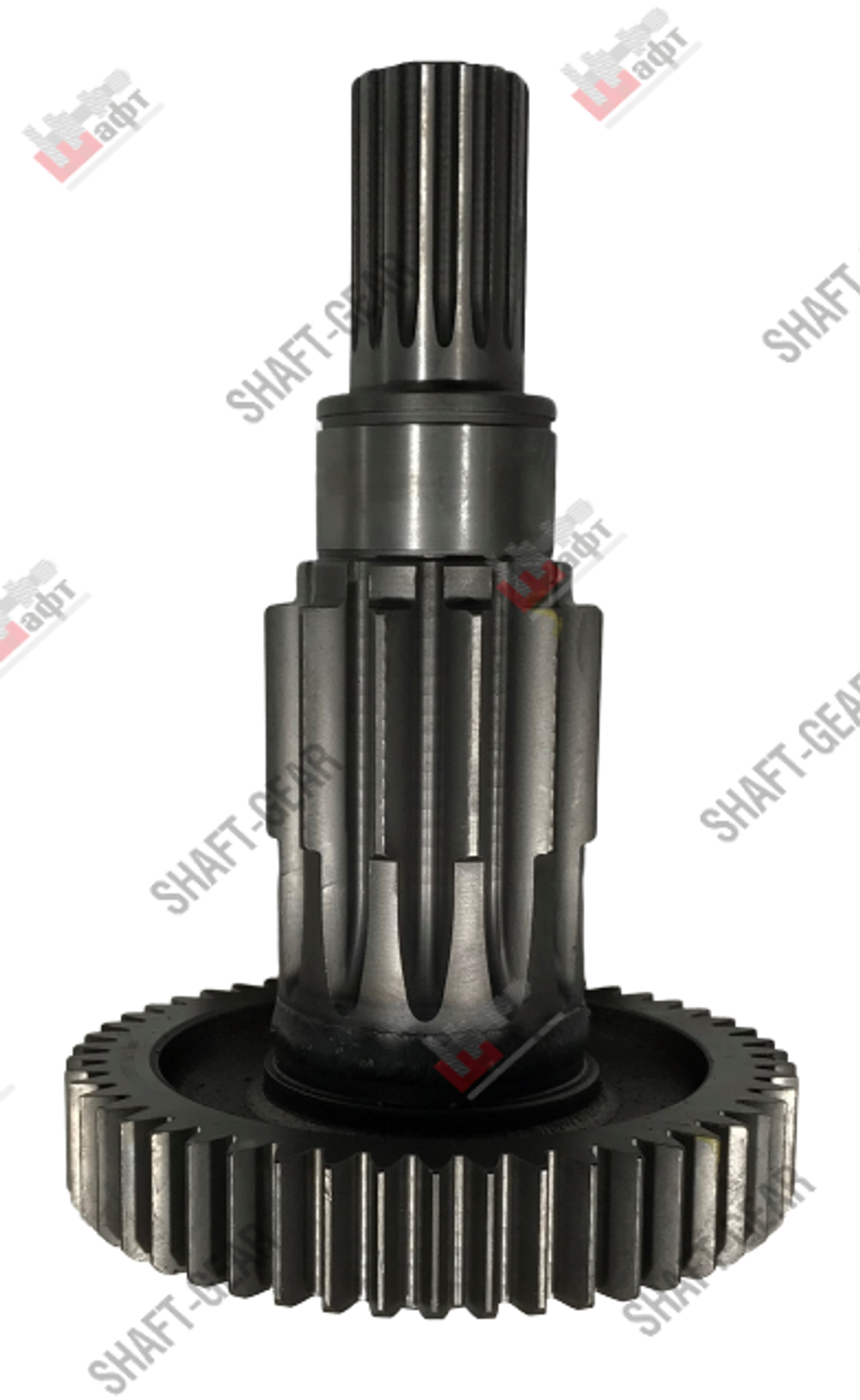 12JS160T-1707048 - Вал промежуточный демультипликатора (длинный) на КПП
