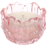 Свеча в стакане «Пламя» 8,3*6 см, Розовый