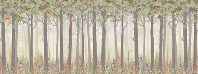 Дизайнерские обои Wall Street Fairy Foxes