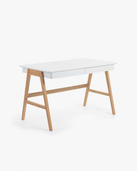 Письменный стол с ящиками Dyana 120x60 см, белый