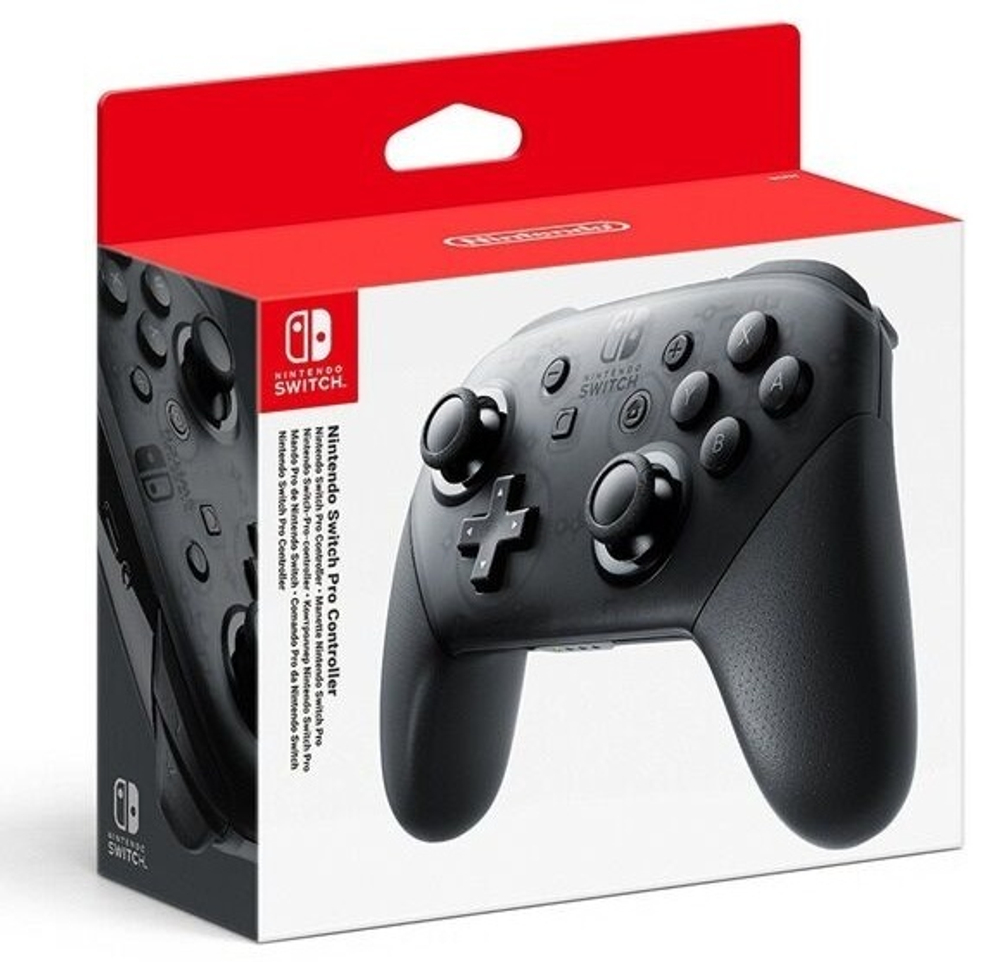Игровой контроллер Nintendo Switch Pro Controller черный