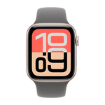 Умные часы Apple Watch SE 3 (2025) GPS, 44mm, Starlight Aluminium Case with Stone Gray Sport Band, M/L