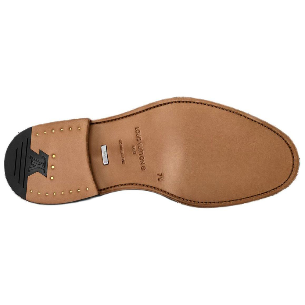 LOUIS VUITTON Fle Louis Vuitton Chelsea Boots Men"s Black