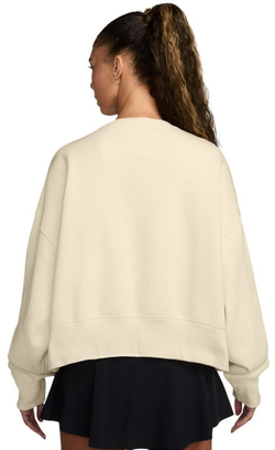 Женская теннисная куртка Nike Court Phoenix Fleece Oversized Crew-Neck