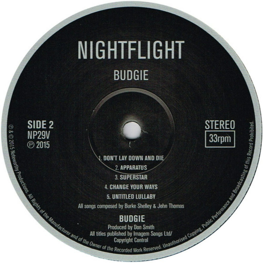 Budgie / Nightflight (LP)