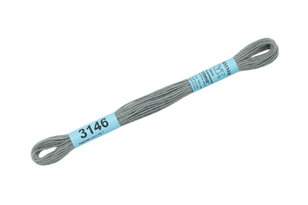 Мулине "Gamma", 100% хлопок , 8 м, №3146