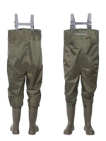Полукомбинезон рыбацкий (вейдерсы) Torvi Перекат р.XL 44/45 олива без вставки