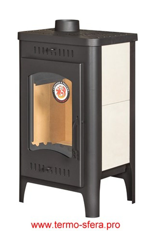 Печь-камин БАВАРИЯ ОПТИМА с плитой