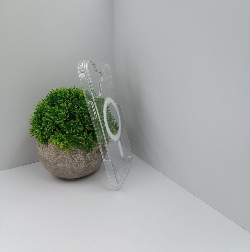 Прозрачный чехол MagSafe Clear Case без анимации для iPhone 16 Plus