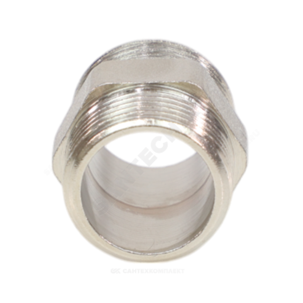 Ниппель латунь никель Ду 50 (2") НР VALFEX VF.582.N.200