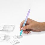 Карандаш механический цанговый 2 мм, BRAUBERG "Grade" PASTEL, HB, встроенная точилка, корпус ассорти, 181961