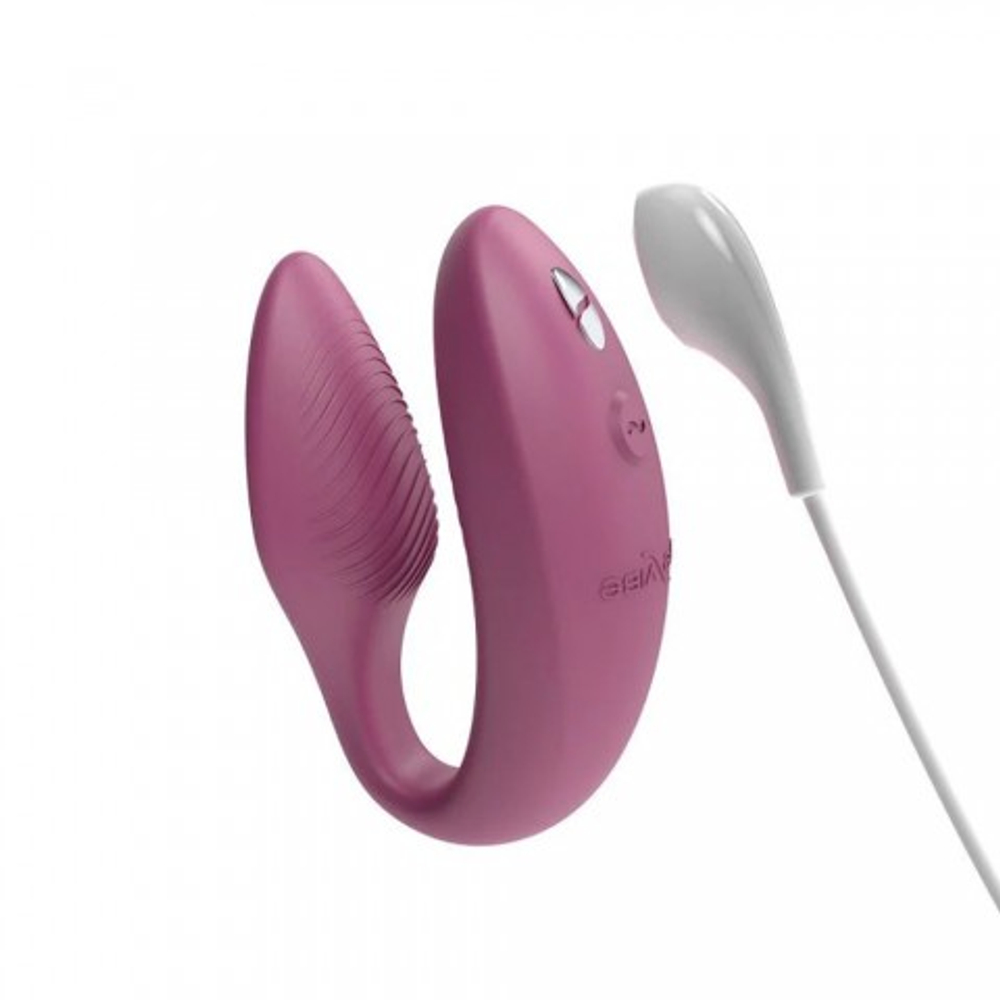 Вибратор для пар We-Vibe Sync 2 розовый (в комплекте батарейка для пульта)