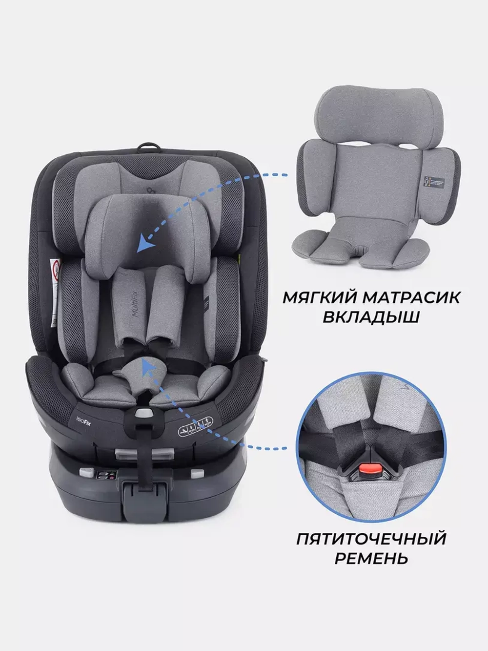 Автокресло RANT TP01 MultiFix (40-150см)