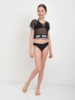 купальник раздельный 3 в 1 кроп топ парео