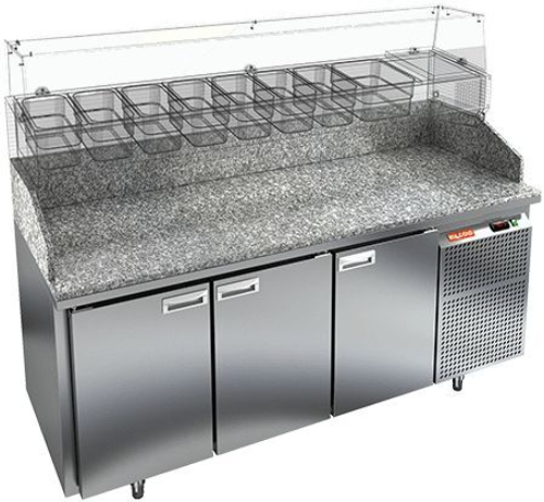 СТОЛ ДЛЯ ПИЦЦЫ HICOLD PZ3-111/GN КАМЕНЬ