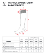 Гетры футбольные Match Socks, красный