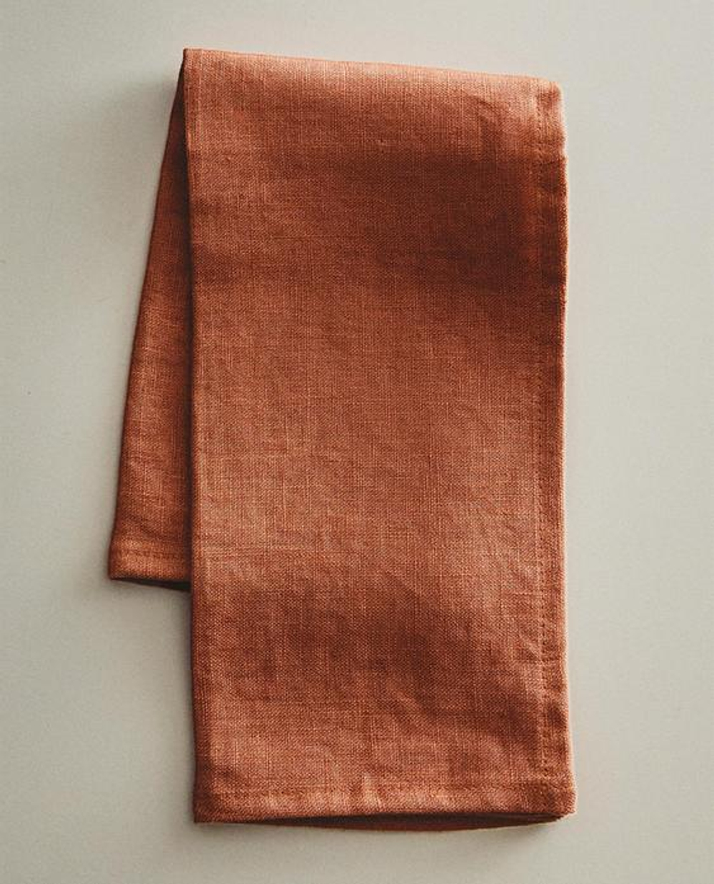ZARA HOME САЛФЕТКИ ИЗ ЛЬНА (НАБОР ИЗ 2 ШТ.), КОРИЧНЕВЫЙ