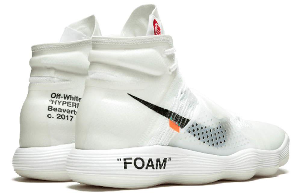 Nike React Hyperdunk 2017 Flyknit Off White Virgil The Ten Hyper Sneakers