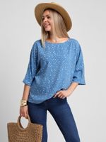 Блузка Долина-3 Виотекс ИНДИГО