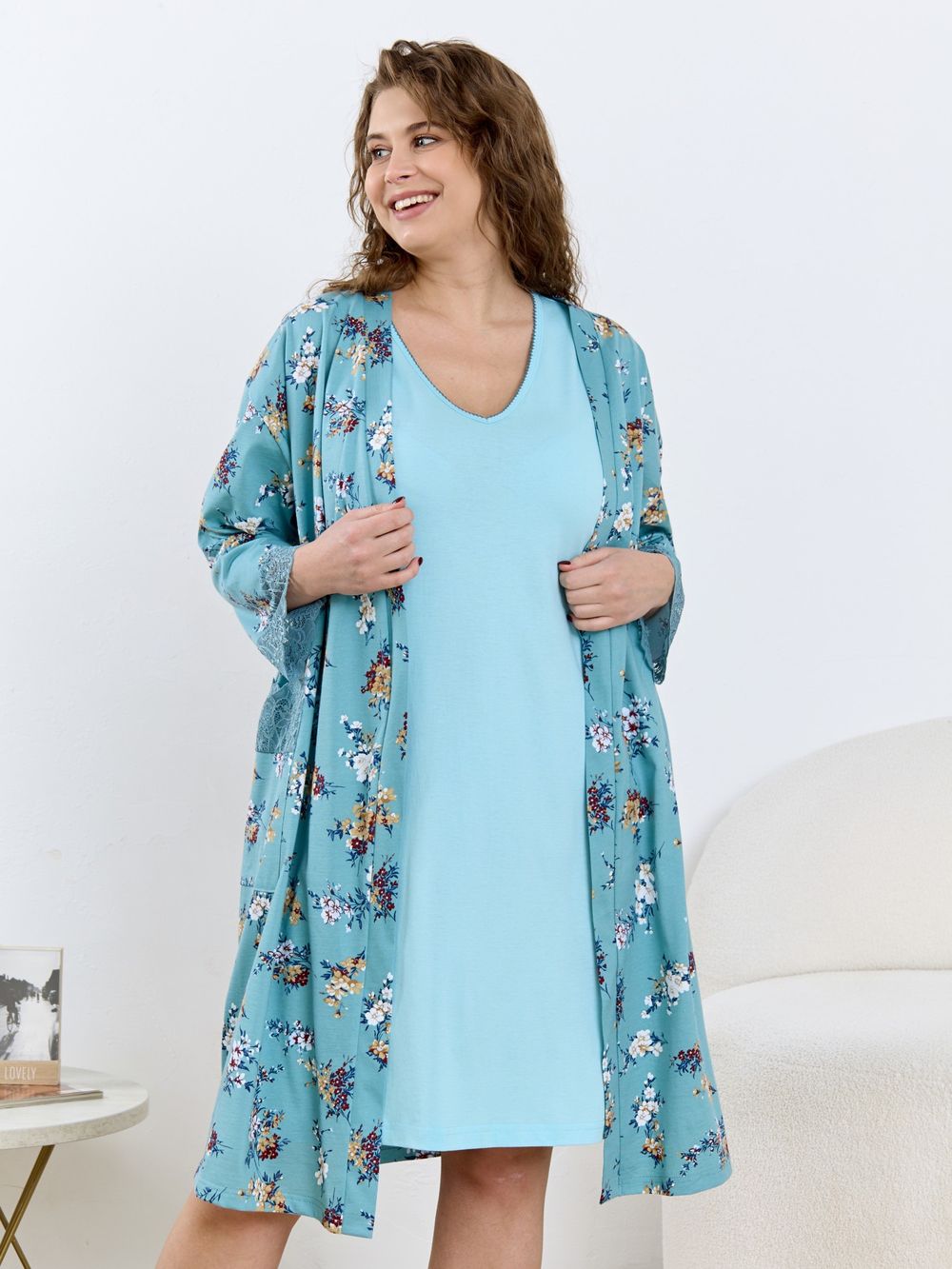 Халат Айрис-3 Виотекс ГОЛУБОЙ